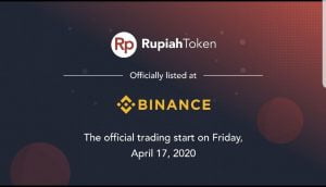 rupiah token binance