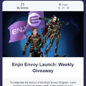 Enjin Weekly Giveaway